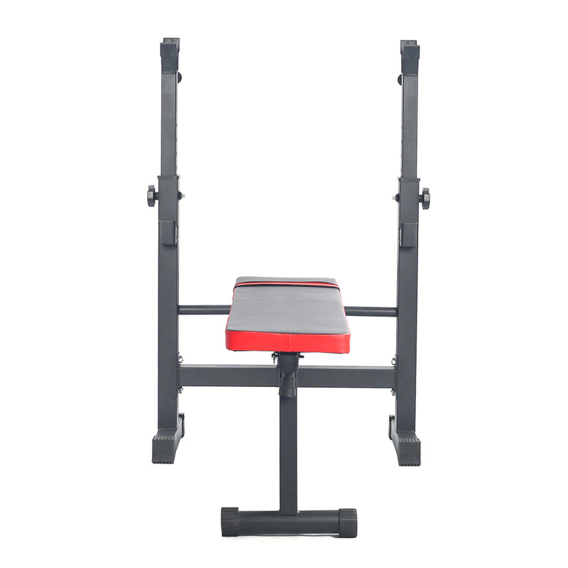 Load image into Gallery viewer, BLACK Weight Bench Press Squat Rack Incline Fitness Home Gym Equipment
