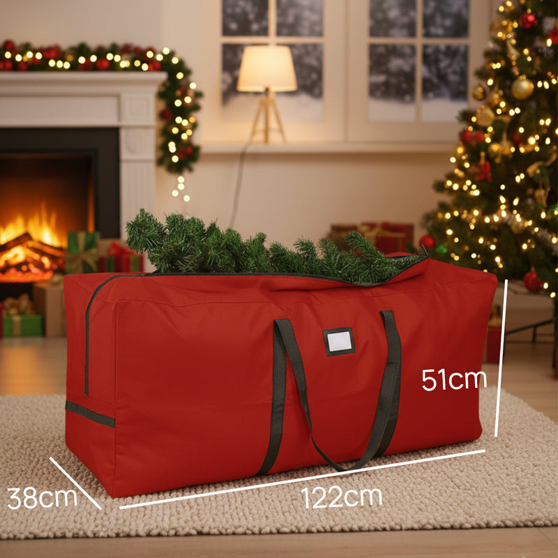 Load image into Gallery viewer, PORIYA Christmas Tree Storage Bag 1.22-1.65m Holiday Decoration Zip Oxford Heavy Duty