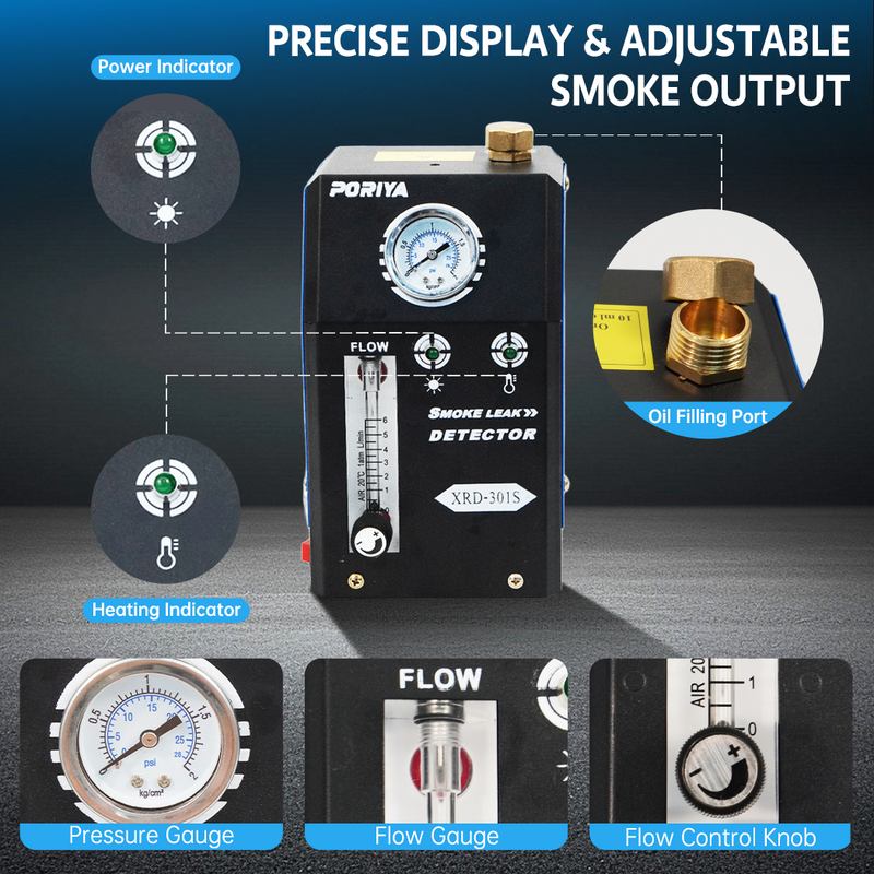 Load image into Gallery viewer, PORIYA Automotive Smoke Machine Leak Detector EVAP Leak Tester Built-in Air Pump