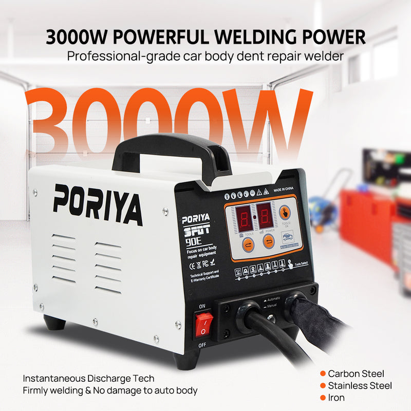 Load image into Gallery viewer, PORIYA Spot Welder Dent Puller 3KW Stud Welder Dent Repair Kit w/ Welding Gun