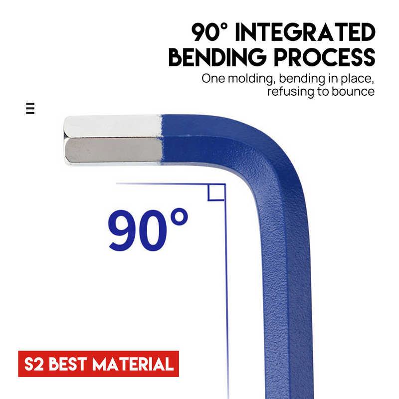 Load image into Gallery viewer, PORIYA 54 PCS Extra Long Arm Wrench Allen Key Hex Set Metric + Imperial + Torx Key