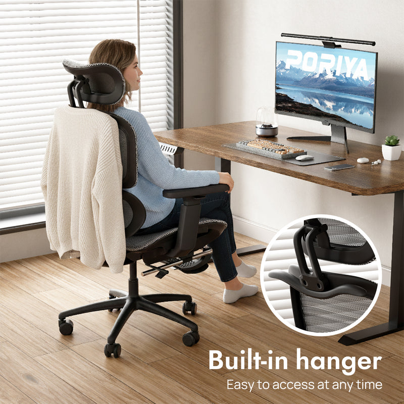 Load image into Gallery viewer, PORIYA Home Office Chair Ergonomic Mesh Seat Computer Executive Racing Chair