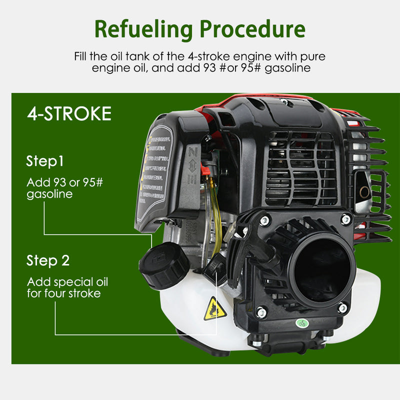 Load image into Gallery viewer, 7IN1 Petrol Pole Chainsaw Brush Cutter Whipper Snipper Hedge Trimmer 52CC & 62CC