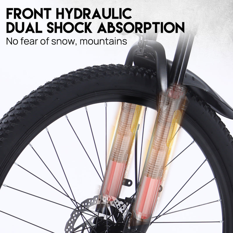 Load image into Gallery viewer, 48V 1500W 26" Foldable Electric Bike Off Road E-Bike Mountain Bicycle E-MTB