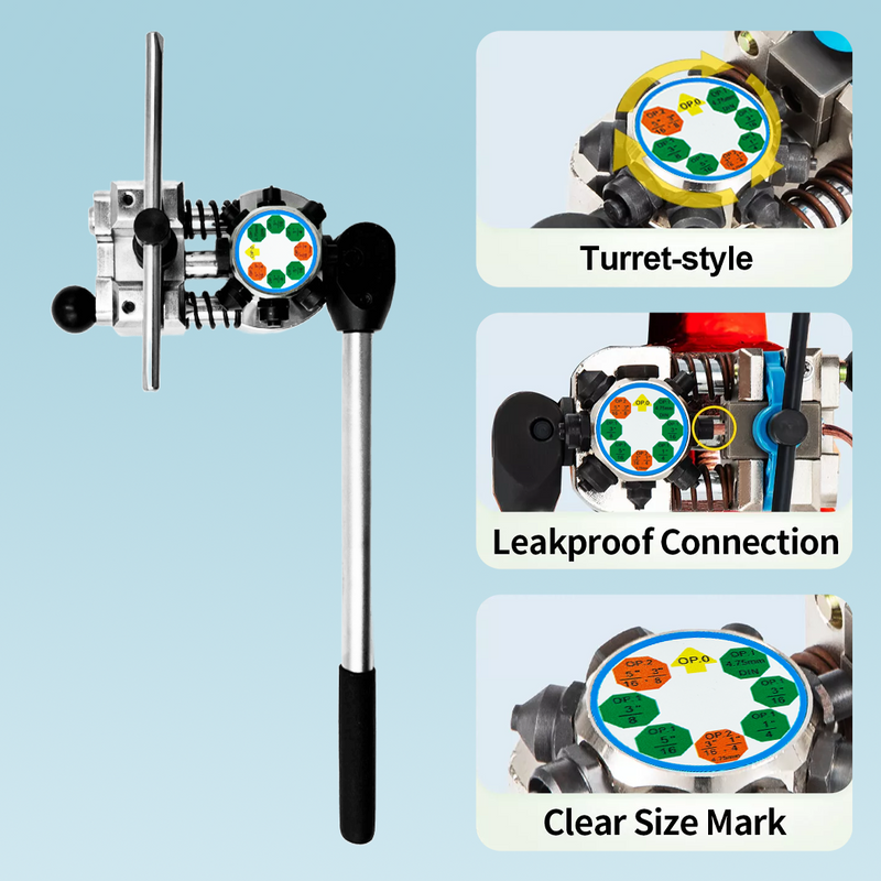 Load image into Gallery viewer, PORIYA Brake Pipe Line Flaring Tool Kit for 3/16"~3/8" Stainless Steel Tube 45°