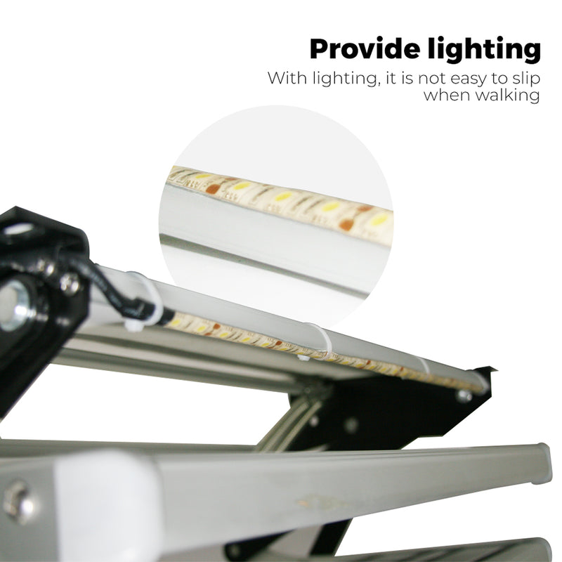 Load image into Gallery viewer, PORIYA Caravan Step Aluminium Pull Out Folding Caravan Step Camper Trailer Motorhome RV