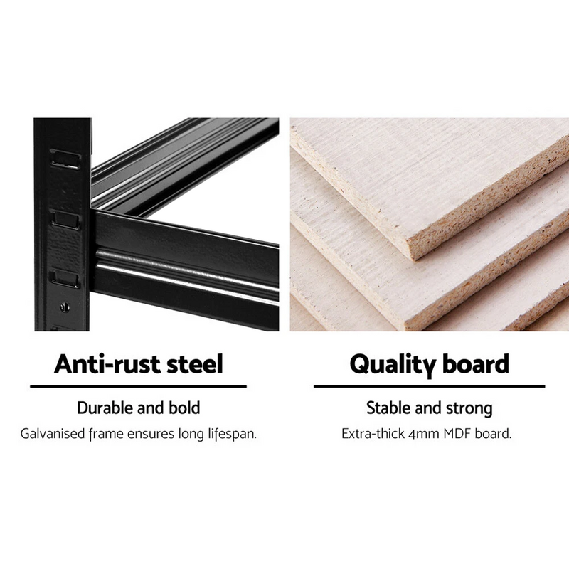 Load image into Gallery viewer, PORIYA 1.8M Warehouse Rack Garage Shelving Pallet Racking Storage Shelves Steel