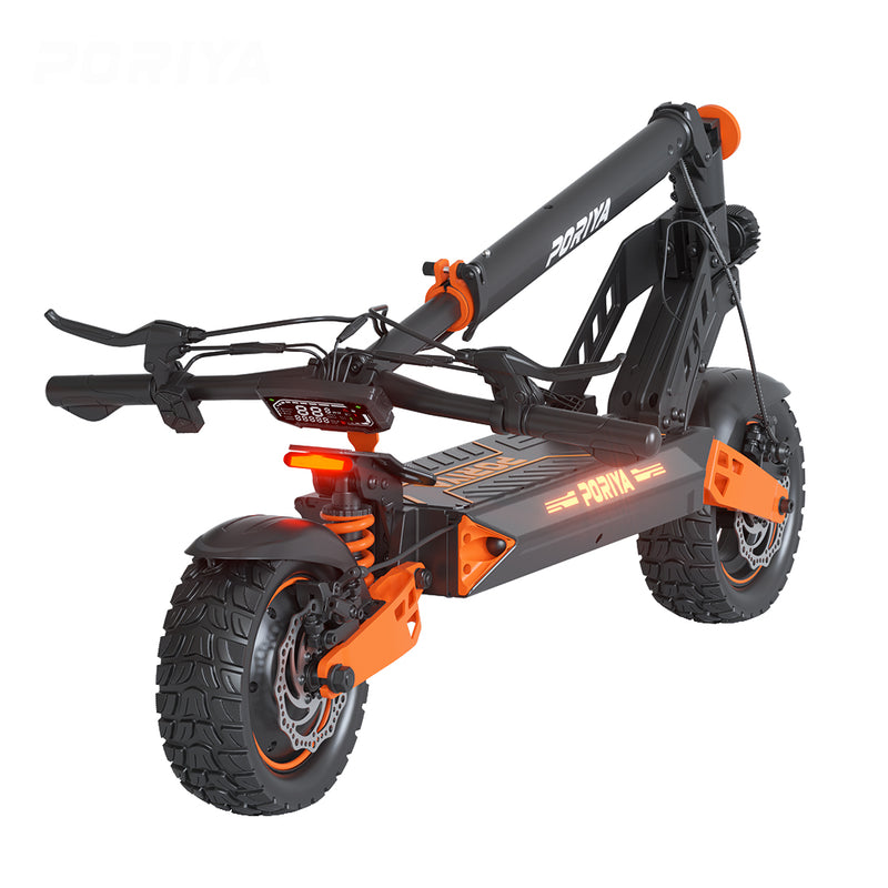 Load image into Gallery viewer, PORIYA Electric Scooter 2000W 70KM/H 60KM Foldable Portable Adult Off Road E-Bike