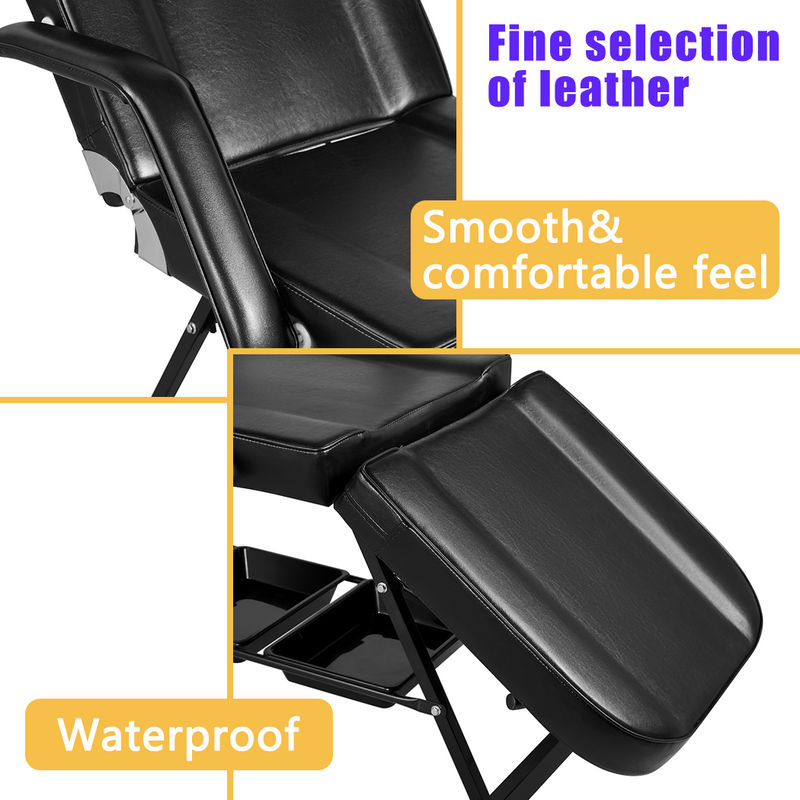 Load image into Gallery viewer, PORIYA 180CM Massage Table Portable Massage Bed 3 Folding Beauty Chair Therapy