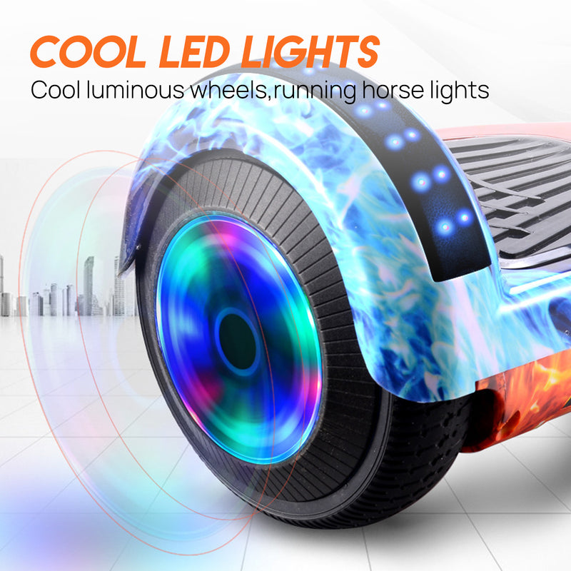 Load image into Gallery viewer, Electric Hoverboard Bluetooth Speaker Portable LED Self Balancing Scooter UL