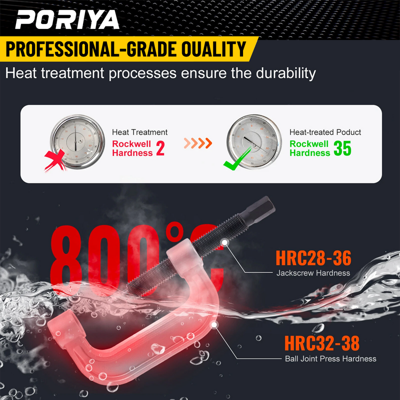 Load image into Gallery viewer, PORIYA 21pcs Ball Joint Press Kit C-press Ball Joint Tools Automotive Repair Kit