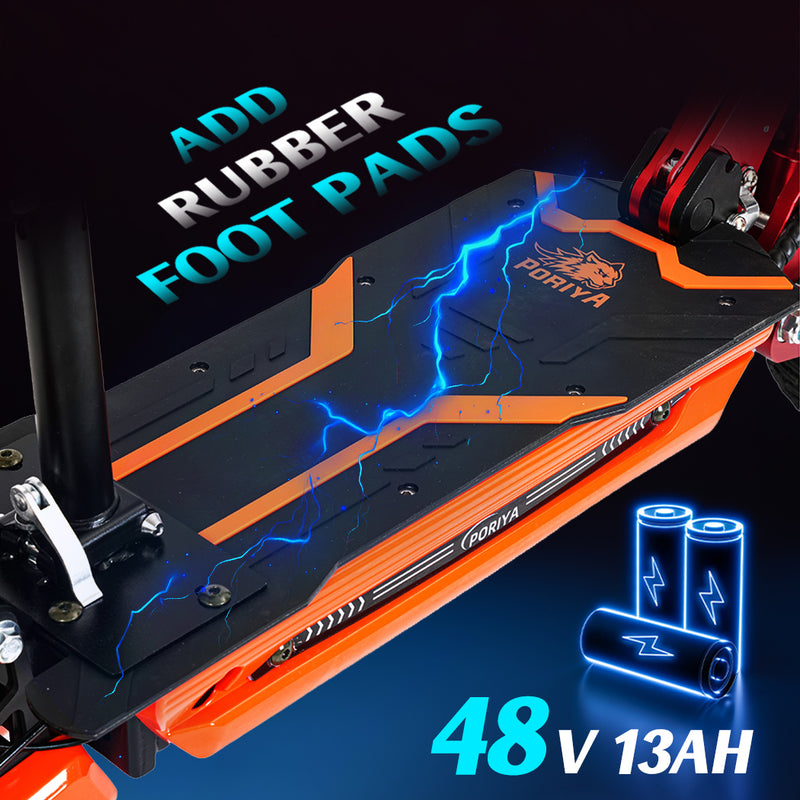 Load image into Gallery viewer, 4000W Dual Motor Electric Scooter 75KM/H 60KM Foldable Adult Off Road E-Bike