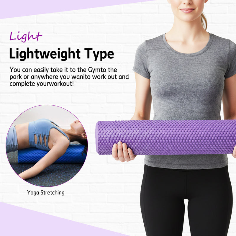 Load image into Gallery viewer, PORIYA Pilates Foam Roller Long Physio Yoga Fitness GYM Exercise Training Massage 90CM