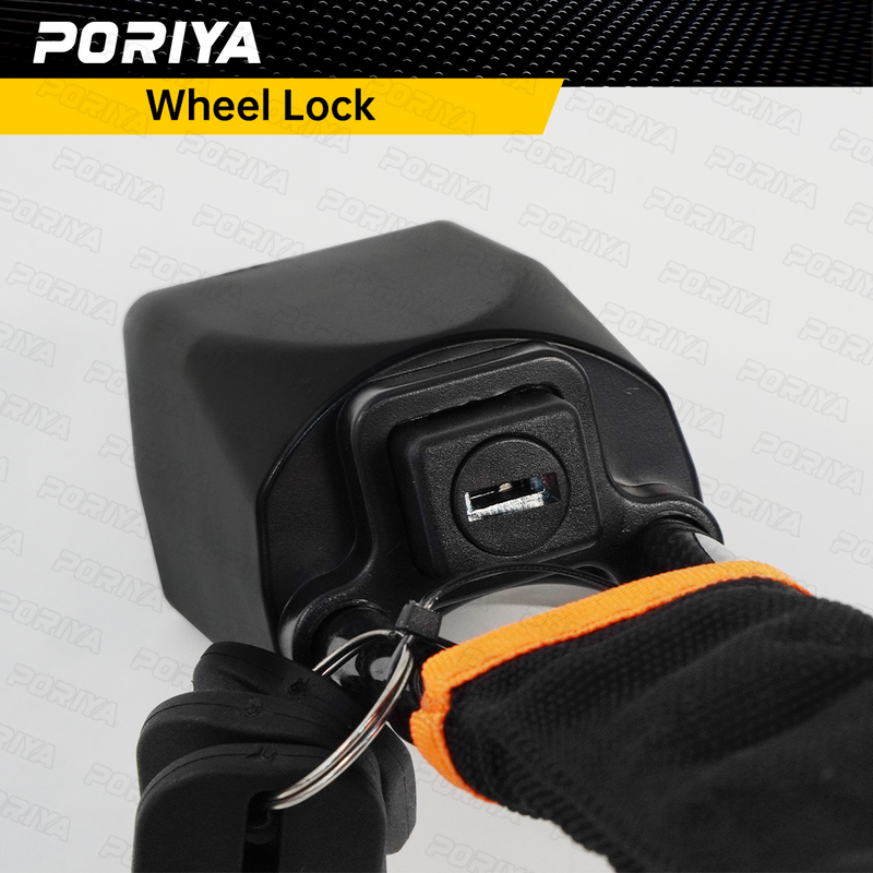 Load image into Gallery viewer, PORIYA Seat Belt Lock Steering Wheel Lock Car Security Anti-Theft Device With 3 Keys AU