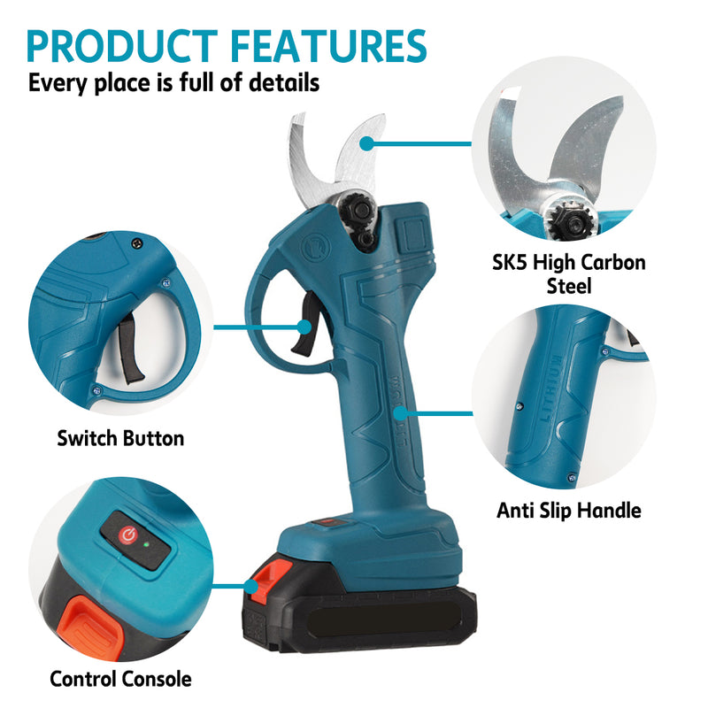 Load image into Gallery viewer, 4500W for Makita Battery 36V Cordless Brushless Electric Pruning Shear Secateur