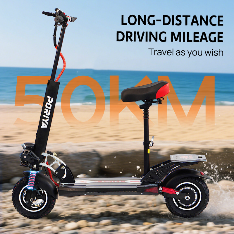 Load image into Gallery viewer, 2000W Electric Scooter Off Road 50km/h Foldable Commuter Adult E-Bike RGB