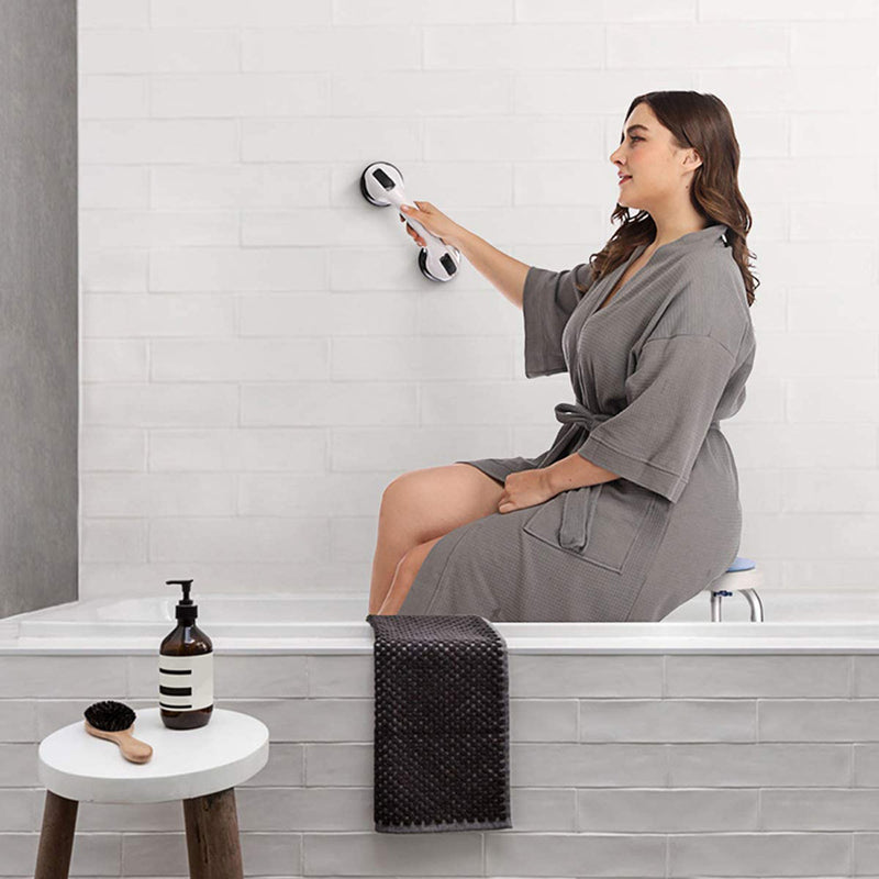 Load image into Gallery viewer, Adjustable Bath Shower Stool Height Adjustable Chair Seat Rotating Swivel Round