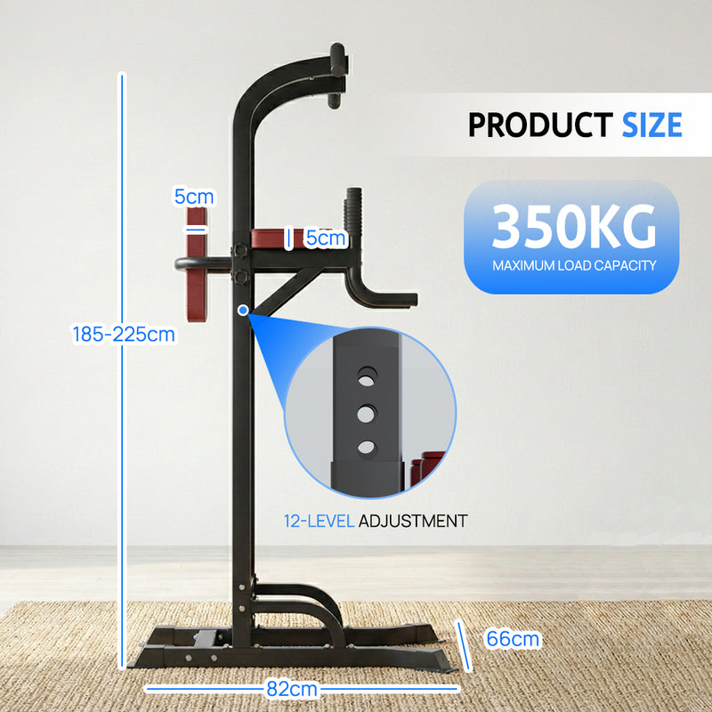 Load image into Gallery viewer, PORIYA Foldable Power Tower Chin Up Station Push Pull Up Bar Knee Raise Weight Dip Gym