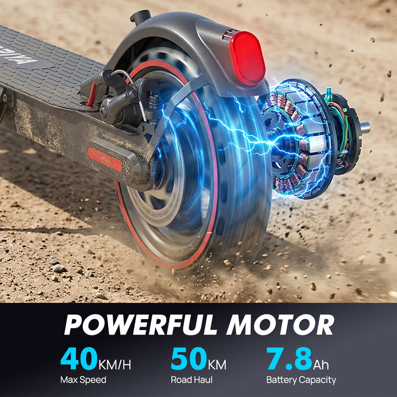 Load image into Gallery viewer, PORIYA Portable Electric Scooter 900W 40KM/H 50KM Foldable E Bike w/ Shock Absorption