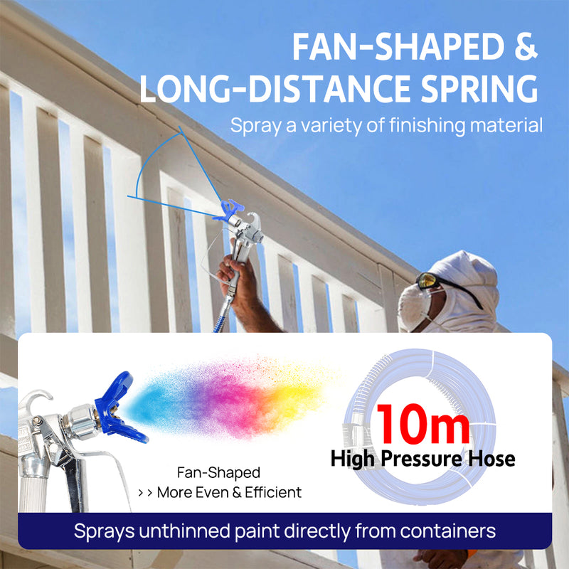Load image into Gallery viewer, PORIYA Airless Paint Sprayer High Pressure Airless Wall Paint Spray Gun 1700W