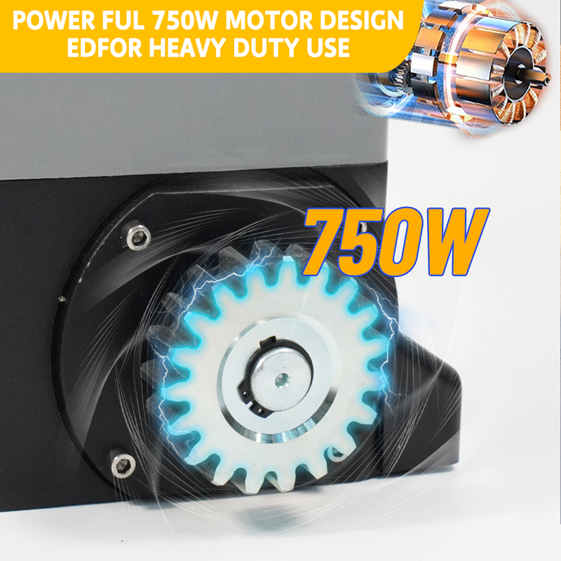 Load image into Gallery viewer, PORIYA Electric Automatic Sliding Gate Opener 2000KG Motor w/ 6 Remote & APP control