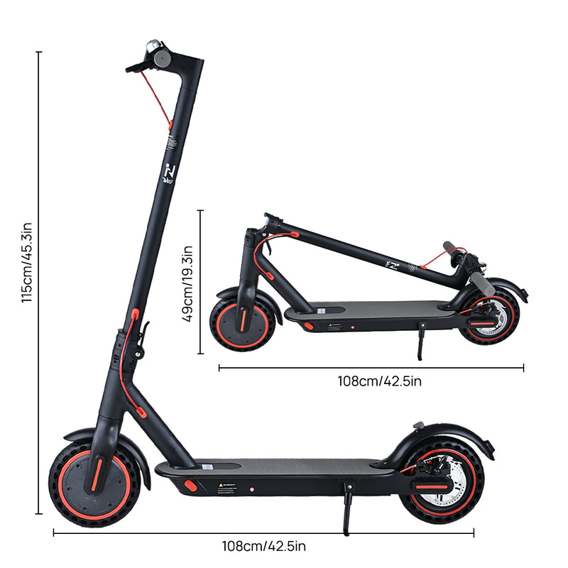 Load image into Gallery viewer, PORIYA Electric Scooter Adult 900W 40KM/H 50KM Foldable Portable Travel E Bike w/ APP