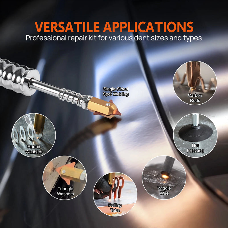 Load image into Gallery viewer, PORIYA Spot Welder Dent Puller 3KW Stud Welder Dent Repair Kit w/ Welding Gun