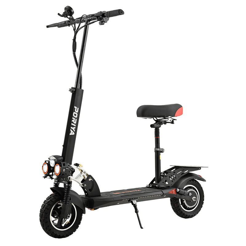 Load image into Gallery viewer, PORIYA Electric Scooter 2000W 50KM/H Foldable Portable Adult Off Road E-Bike W/Tail