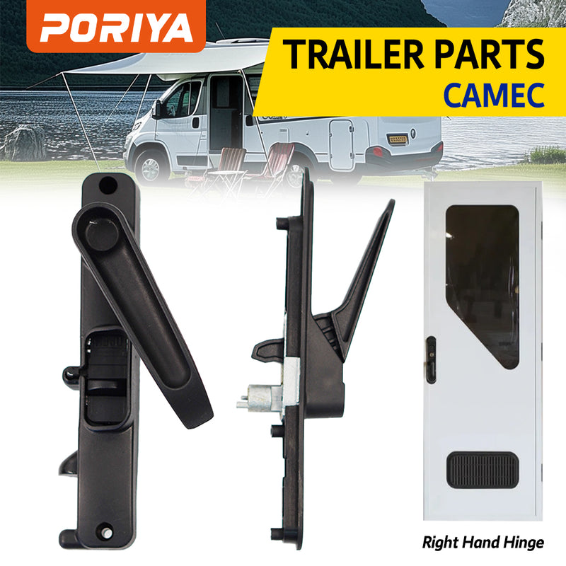 Load image into Gallery viewer, PORIYA Camec Caravan 3 Point Main Door Lock Right Hand Side Hinge with Barrel & Keys