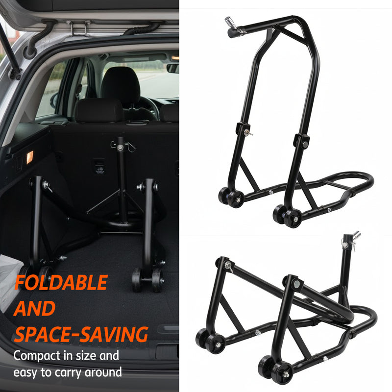 Load image into Gallery viewer, PORIYA Heavy Duty Motorcycle Front Head Stock Stand Motorbike Wheel Lift Headstock