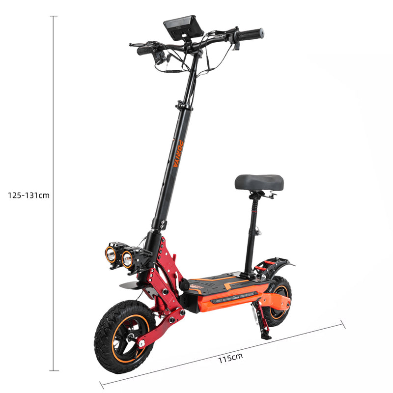 Load image into Gallery viewer, 4000W Dual Motor Electric Scooter 75KM/H 60KM Foldable Adult Off Road E-Bike