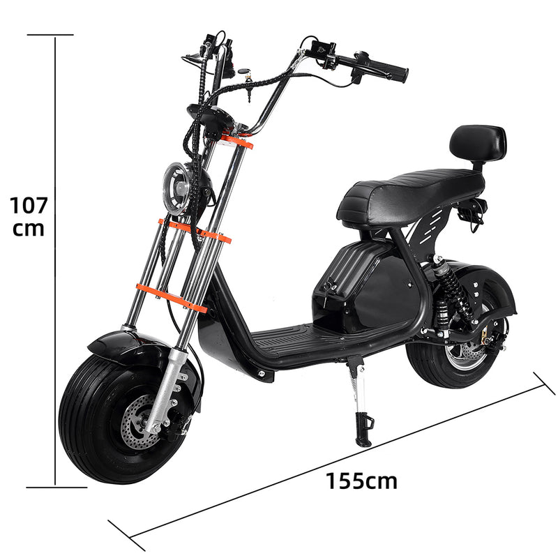 Load image into Gallery viewer, PORIYA Electric Scooter 2000W 60KM/H 50KM Adult 13" Off Road Travel E-Scooter