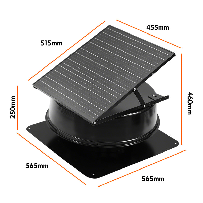 Load image into Gallery viewer, PORIYA Roof Solar Fan V3 Powered Exhaust Fan 42W 18VDC Whirlybird 2026 Model