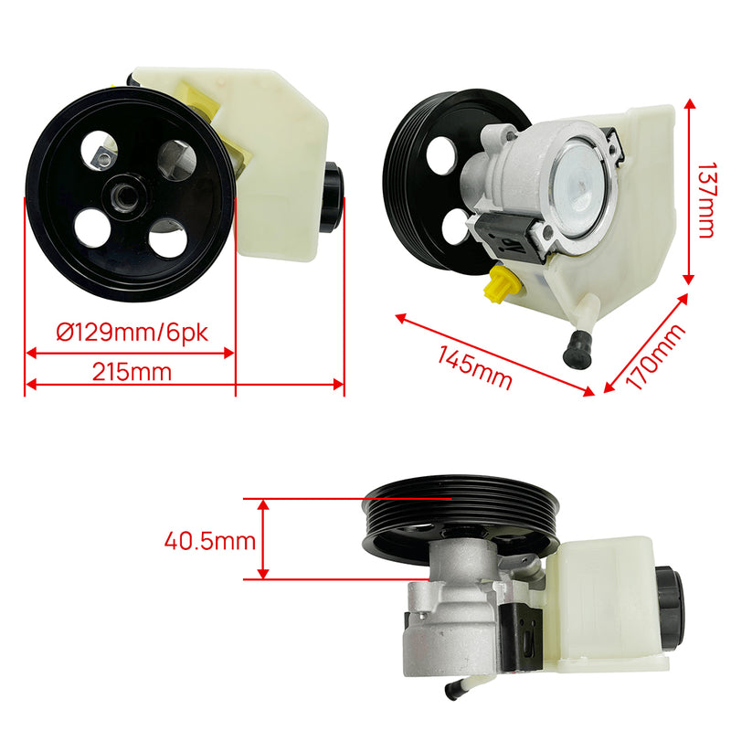 Load image into Gallery viewer, PORIYA Power Steering Pump for Ford Falcon BA BF FG 4.0L 6cyl XR6 02-14 TURBO LPG