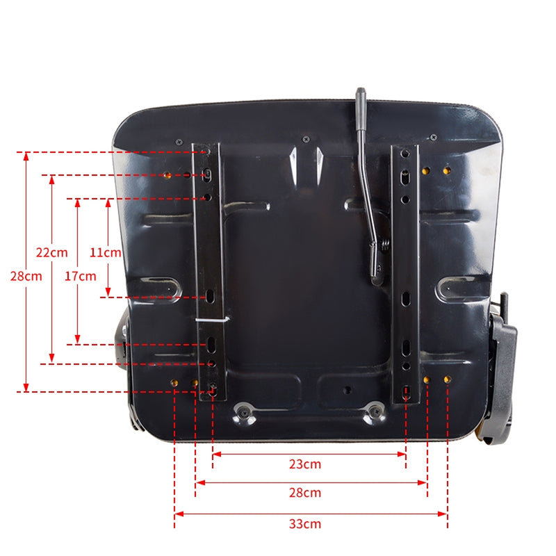 Load image into Gallery viewer, PORIYA Tractor Seat Universal Excavator Forklift Adjust Suspension Backrest