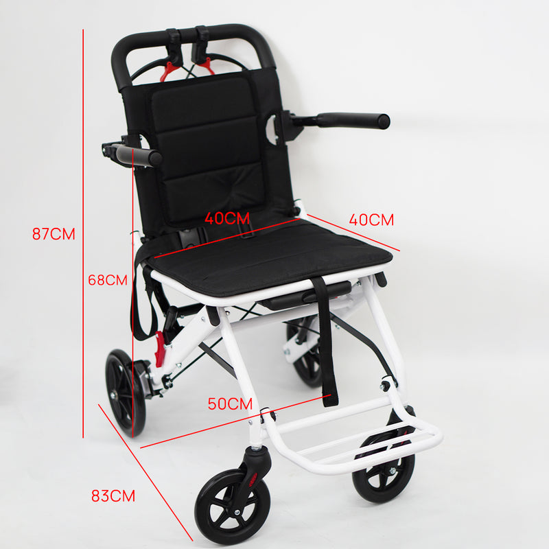 Load image into Gallery viewer, PORIYA Portable Ultra-Light 6.8KG Folding Transport Wheelchair Mobility Aid Wheelchair