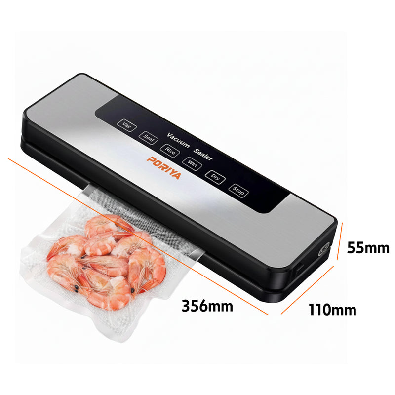 Load image into Gallery viewer, PORIYA Commercial Vacuum Sealer Machine Fresh Dry Wet Food Saver Storage With 30pc Bags