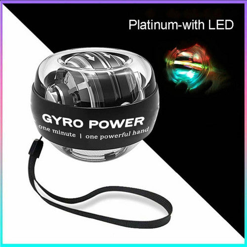 Load image into Gallery viewer, Wrist Ball Trainer Gyroscope Ball Muscle Power Relax Ball Gyro Arm Exerciser LED
