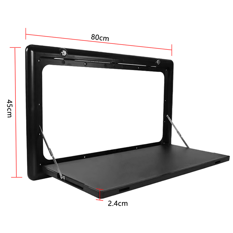 Load image into Gallery viewer, PORIYA 800 x 450mm Caravan Table Foldout Picnic Camping Outdoor Aluminum Desk Motorhome