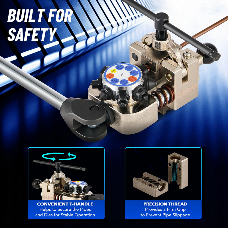 Load image into Gallery viewer, PORIYA Brake Line Flaring Tool 45°&37° Single Bubble Double Flare 3/16"~3/8" Tubes