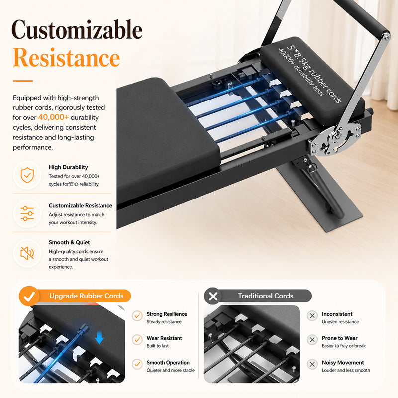 Load image into Gallery viewer, PORIYA Foldable Reformer Pilates Home Gym Use Foldable Design AU Stock