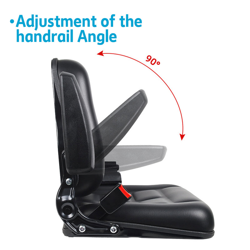 Load image into Gallery viewer, PORIYA Tractor Seat Universal Excavator Forklift Adjust Suspension Backrest