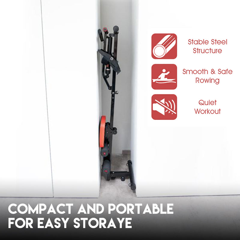 Load image into Gallery viewer, Rowing Machine Rower Resistance Exercise Fitness Gym Home Cardio