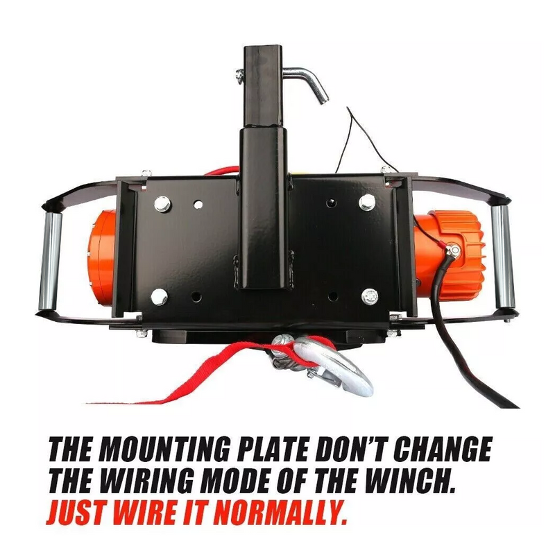 Load image into Gallery viewer, PORIYA Winch Mounting Plate Cradle Steel 8000-14500lbs Universal Truck Trailer