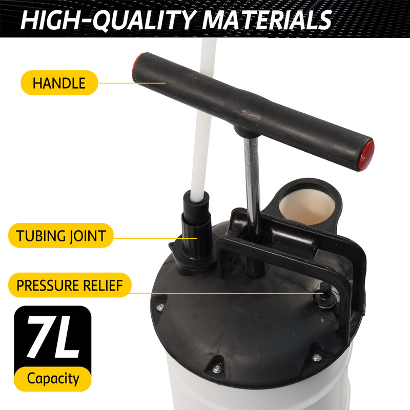 Load image into Gallery viewer, PORIYA 7L Waste Oil Fluid Suction Manual Extractor Pump Vacuum Fuel Car Boat Transfe
