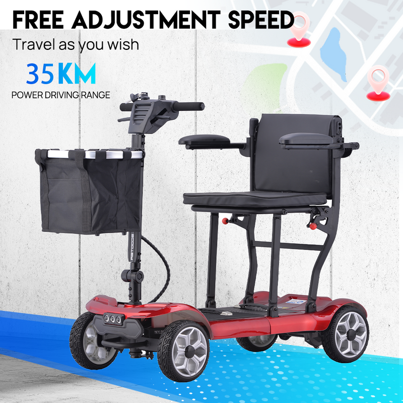 Load image into Gallery viewer, 19KG Electric Mobility Scooter Airplane OK Lithium Motorised Foldable