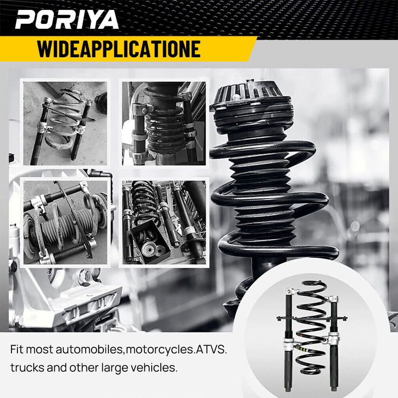 Load image into Gallery viewer, PORIYA Heavy Duty Coil Spring Compressor Suspension Spring Clamp With Safety Bracket