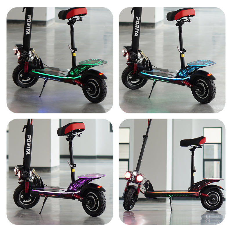 Load image into Gallery viewer, 2000W Electric Scooter Off Road 50km/h Foldable Commuter Adult E-Bike RGB