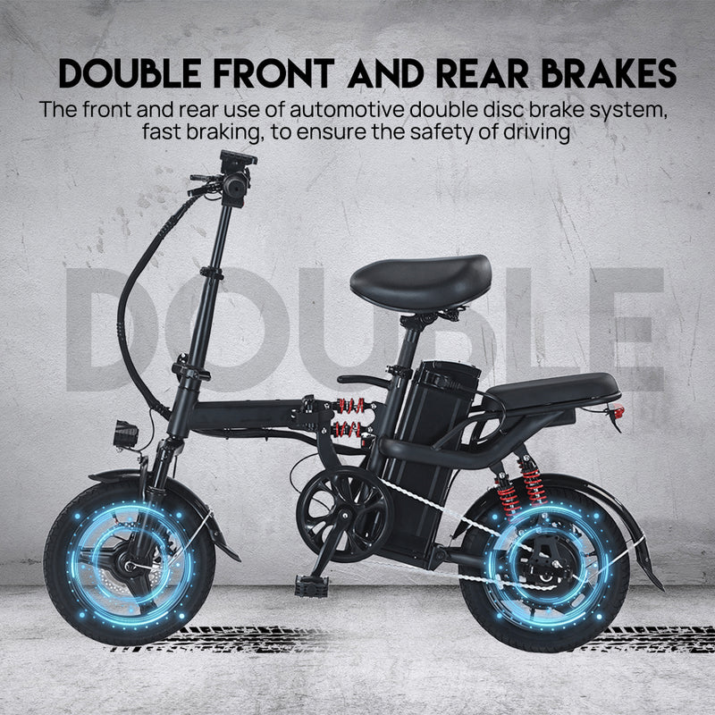 Load image into Gallery viewer, PORIYA Foldable Electric Bicycle 1000W 50KM/H Protable Commuter Travel Bicycle E Bike 48V