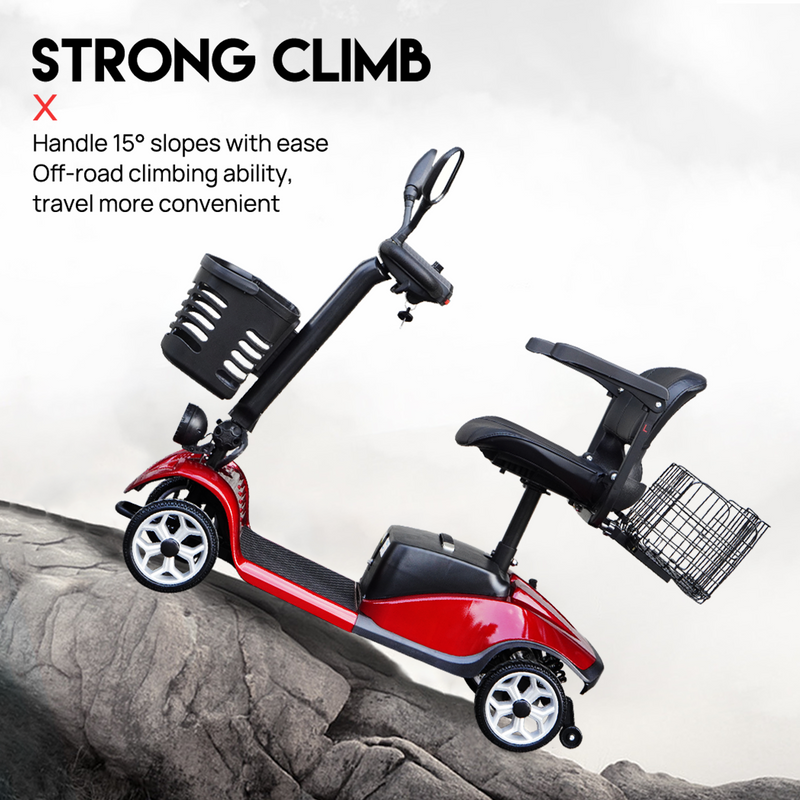 Load image into Gallery viewer, PORIYA Electric Mobility Scooter Electric Motorised Power Portable Folding 35KM Range